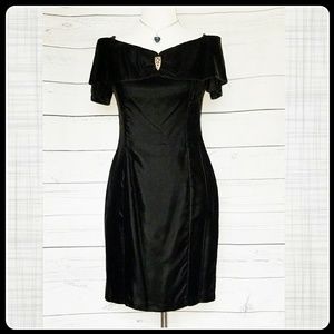 Black cocktail dress